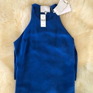 Phillip Lim 3.1 Silk Hi-Low Blouse (Myk Blue) US 0